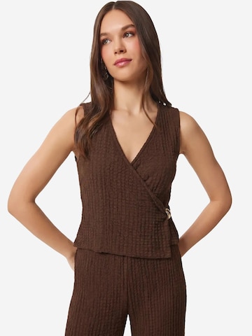 Pantalons de tailleur Happiness İstanbul en marron