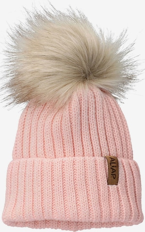 Aliap Muts in Roze: voorkant
