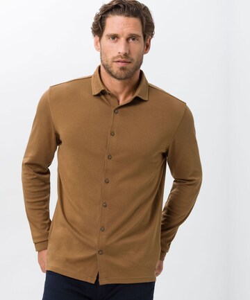 BRAX Slim Fit Hemd in Braun: Vorderseite