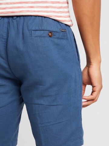 regular Pantaloni con pieghe di bugatti in blu