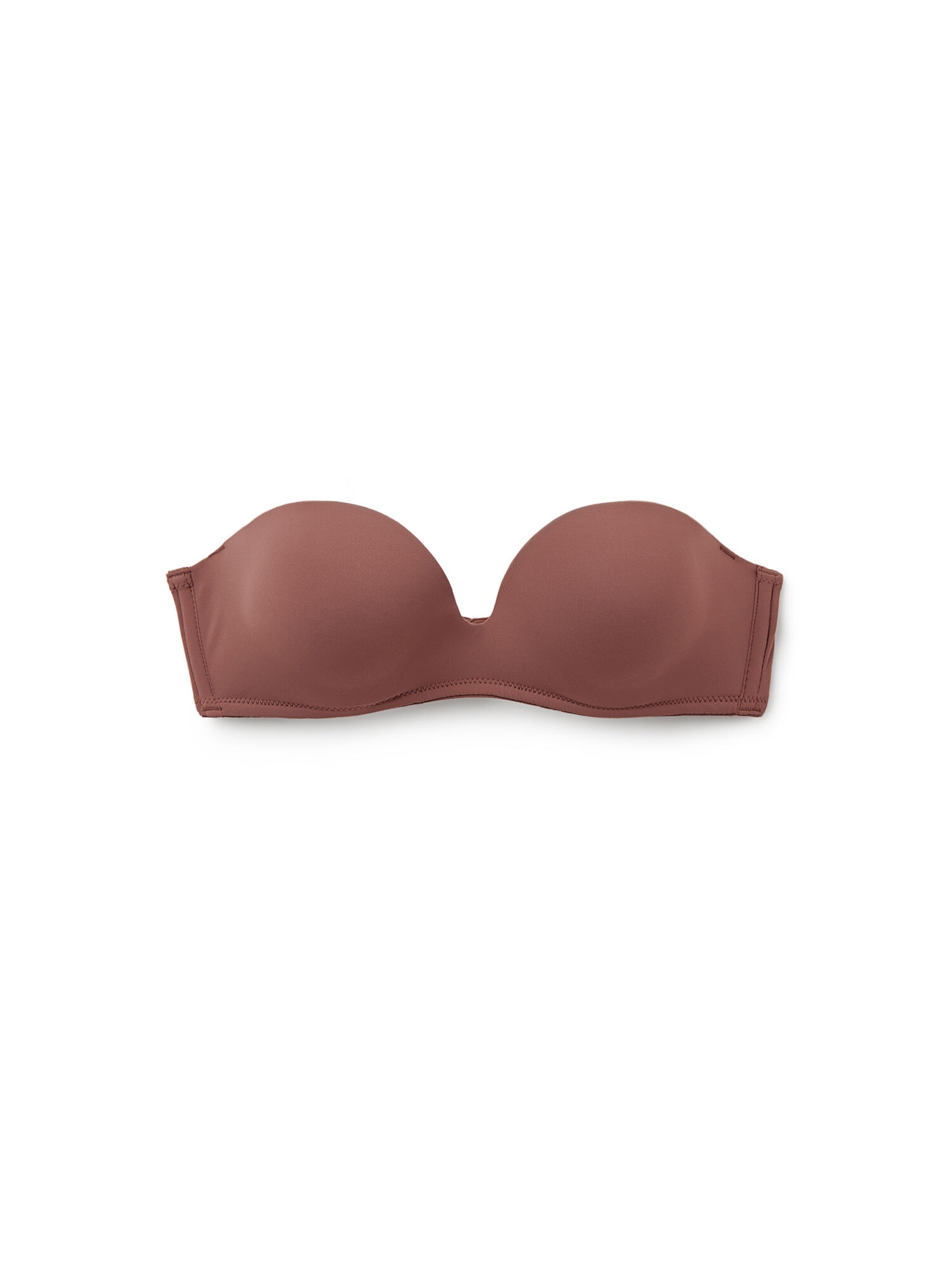 Tezenis Bandeau Bra 'New York' in Brown: front