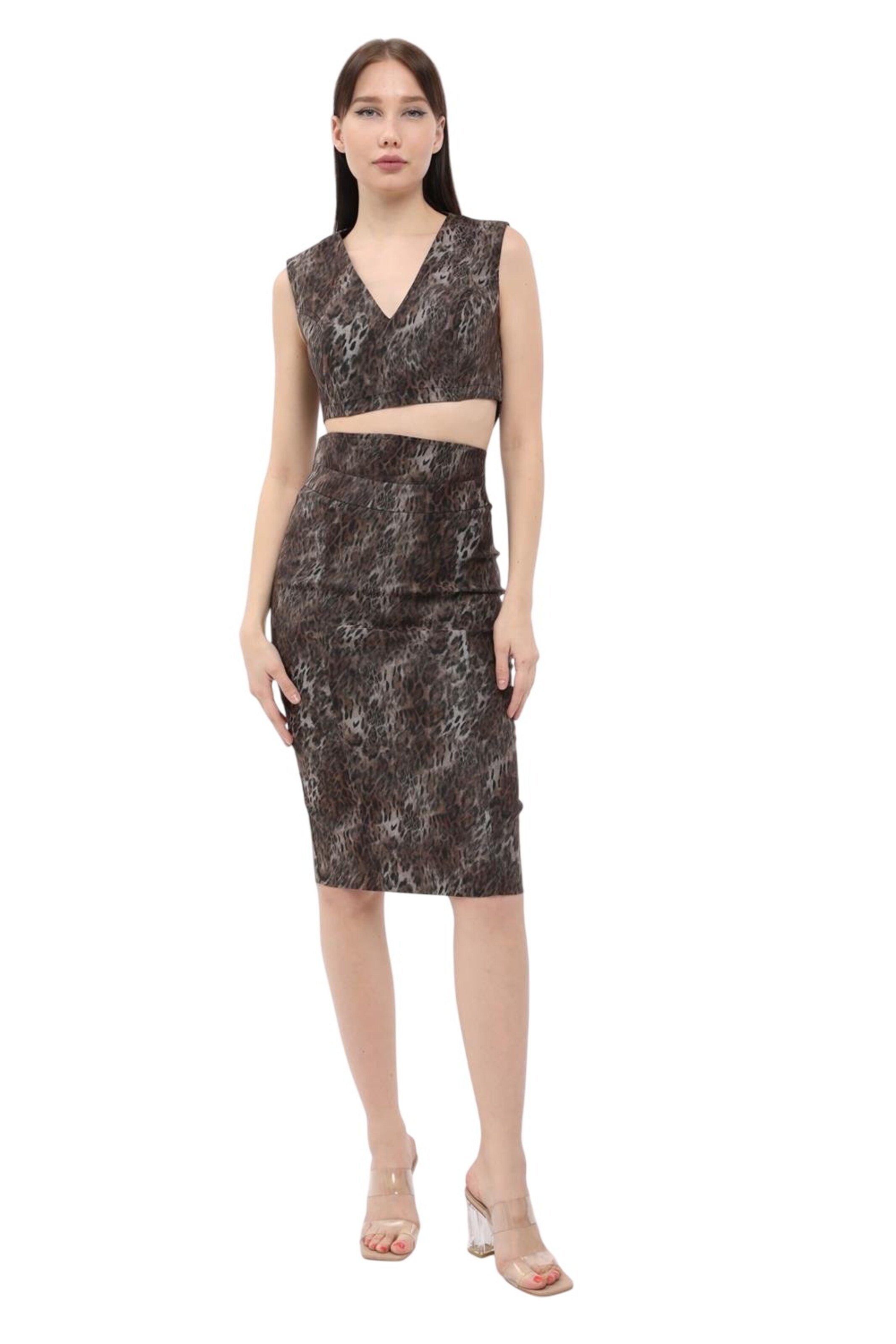 HOME STORE Skirt in Brown: front