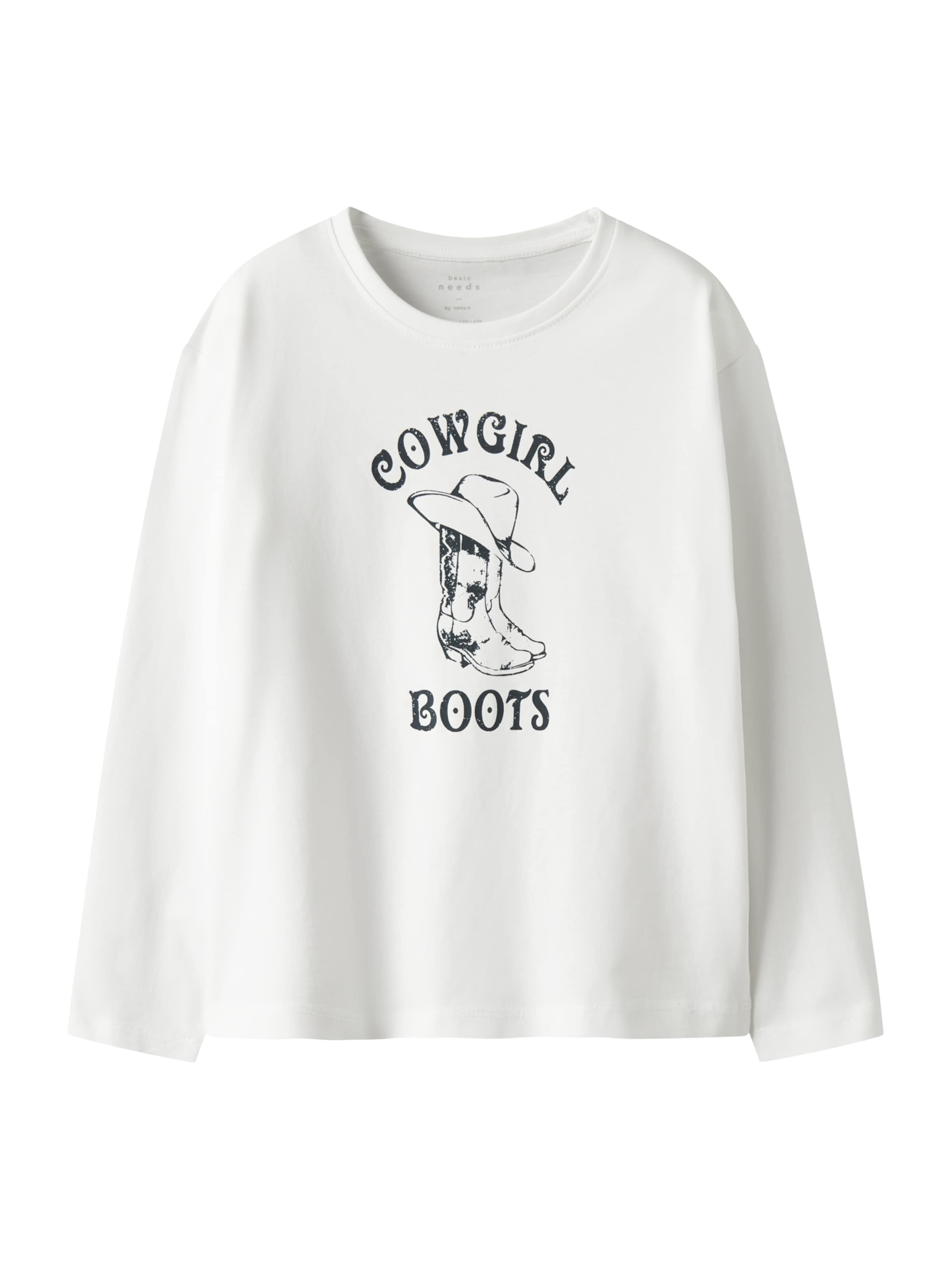 NAME IT Shirt 'NKFVEEN' in White: front