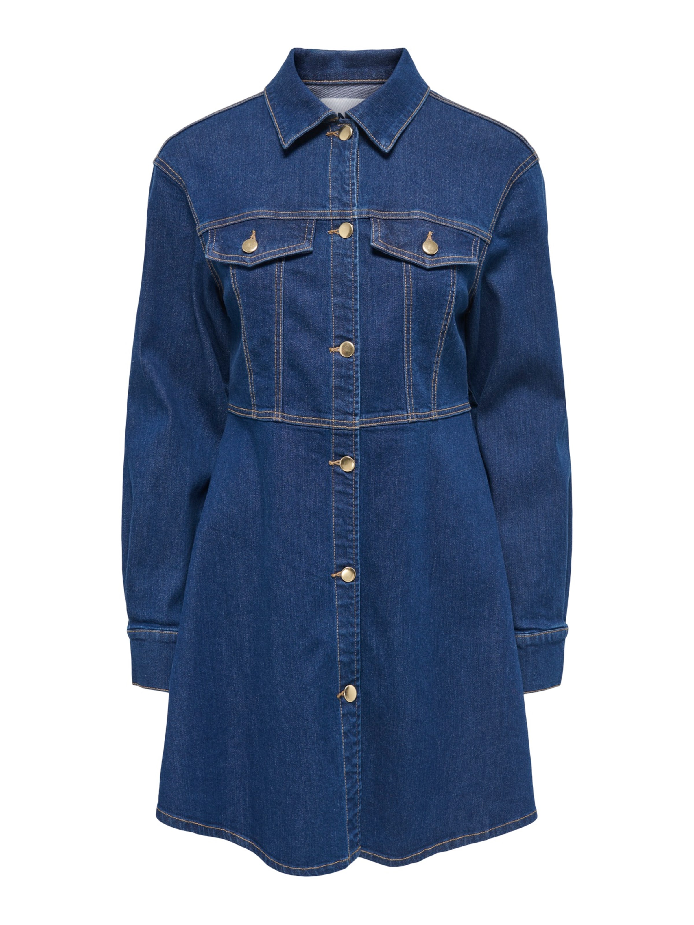Abito camicia 'ONLLAURA' di ONLY in blu: frontale