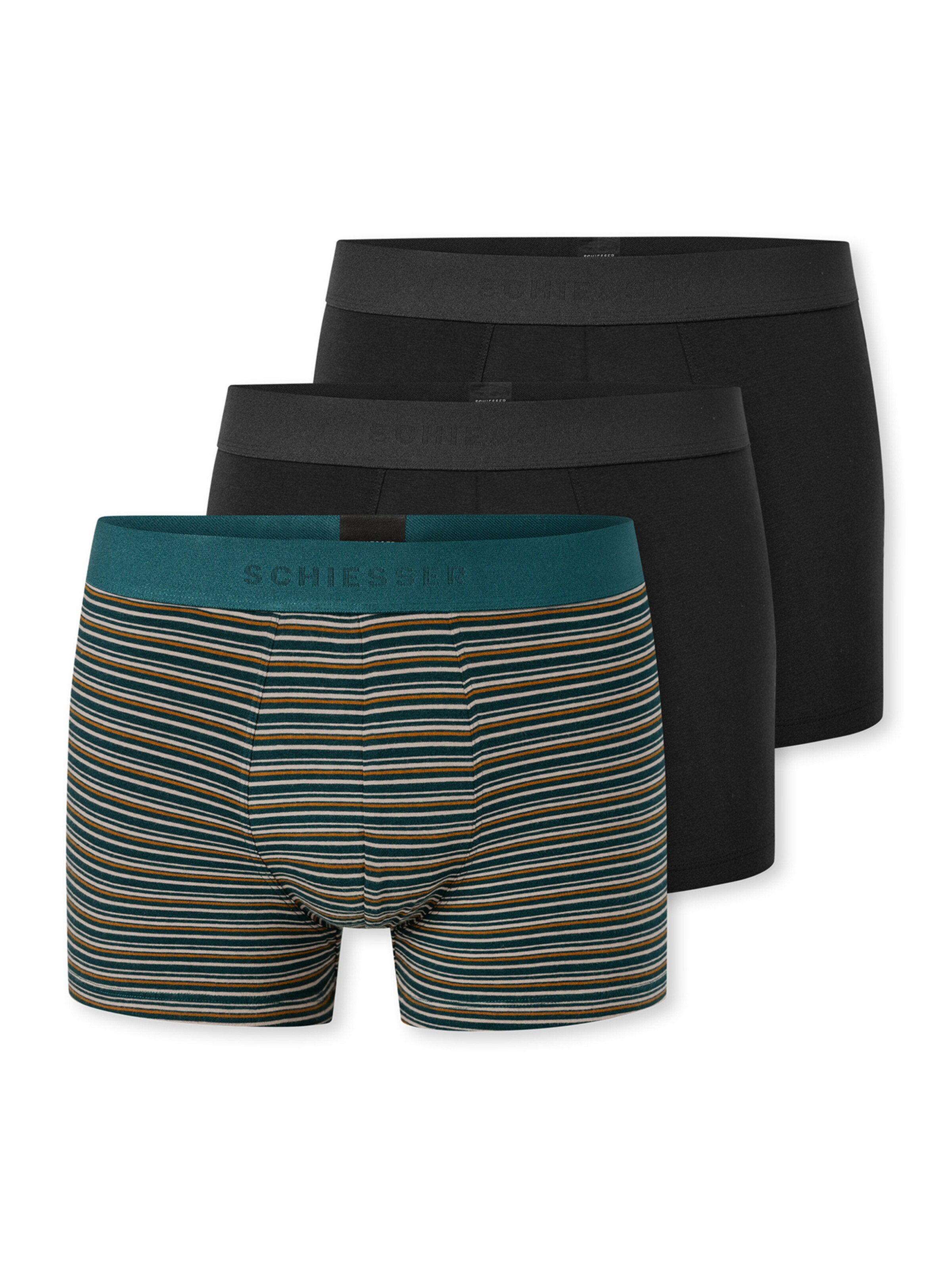SCHIESSER Boxershorts ' 955 Multi ' in Gemengde kleuren: voorkant