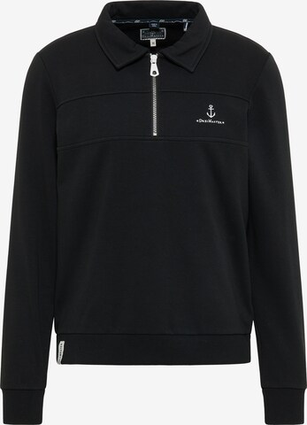 DreiMaster Maritim Sweatshirt in Black: front