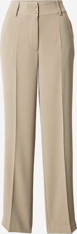 minus Wide leg Trousers with creases 'New Ilsa' in Brown: front