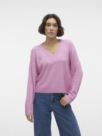 VERO MODA Sweater in Purple: front