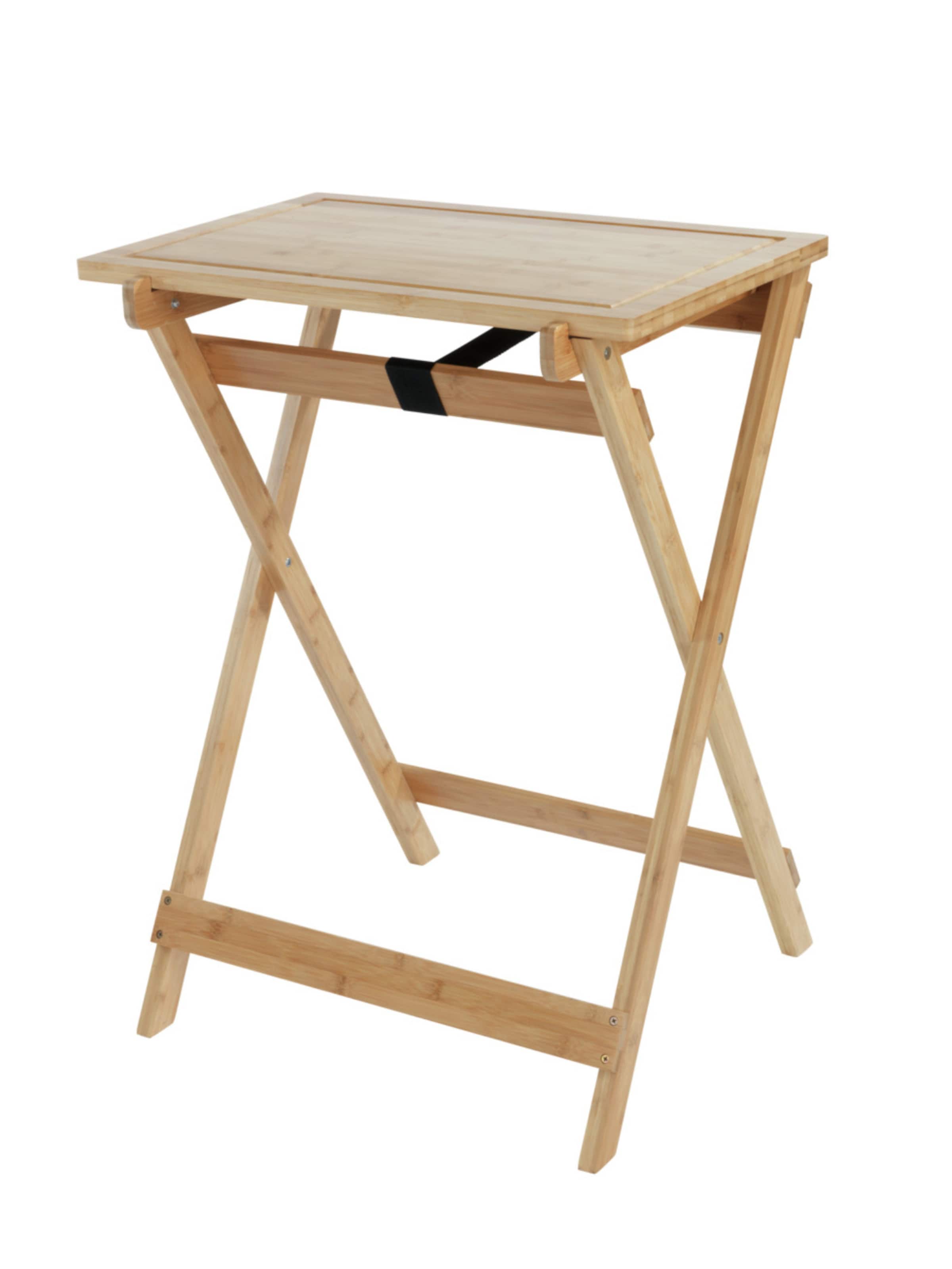 Wenko Table 'Lugo' in Brown: front