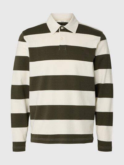 SELECTED Shirt in XL in beige / grün, Produktansicht