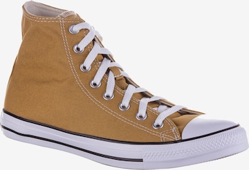 CONVERSE Magas szárú sportcipők 'Chuck Taylor All Star' - barna