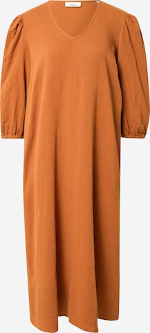 Robe 'FELANI' minimum en marron : devant