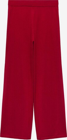 Loosefit Pantalon 'Vieira' MANGO en rouge : devant