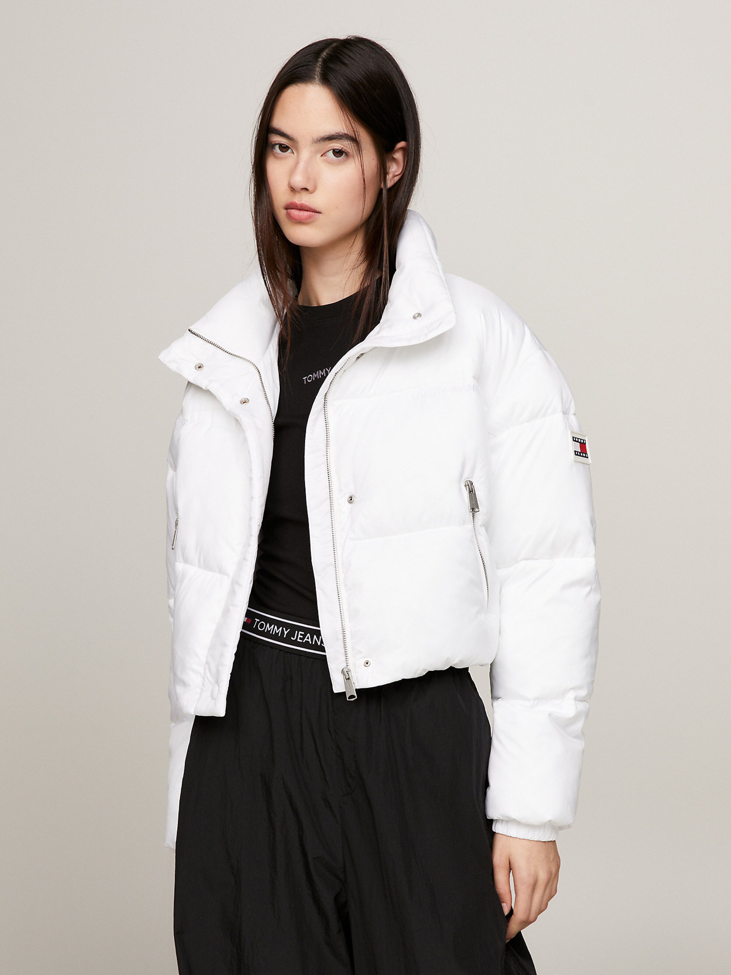 Veste mi saison Tommy Jeans en Blanc ABOUT YOU