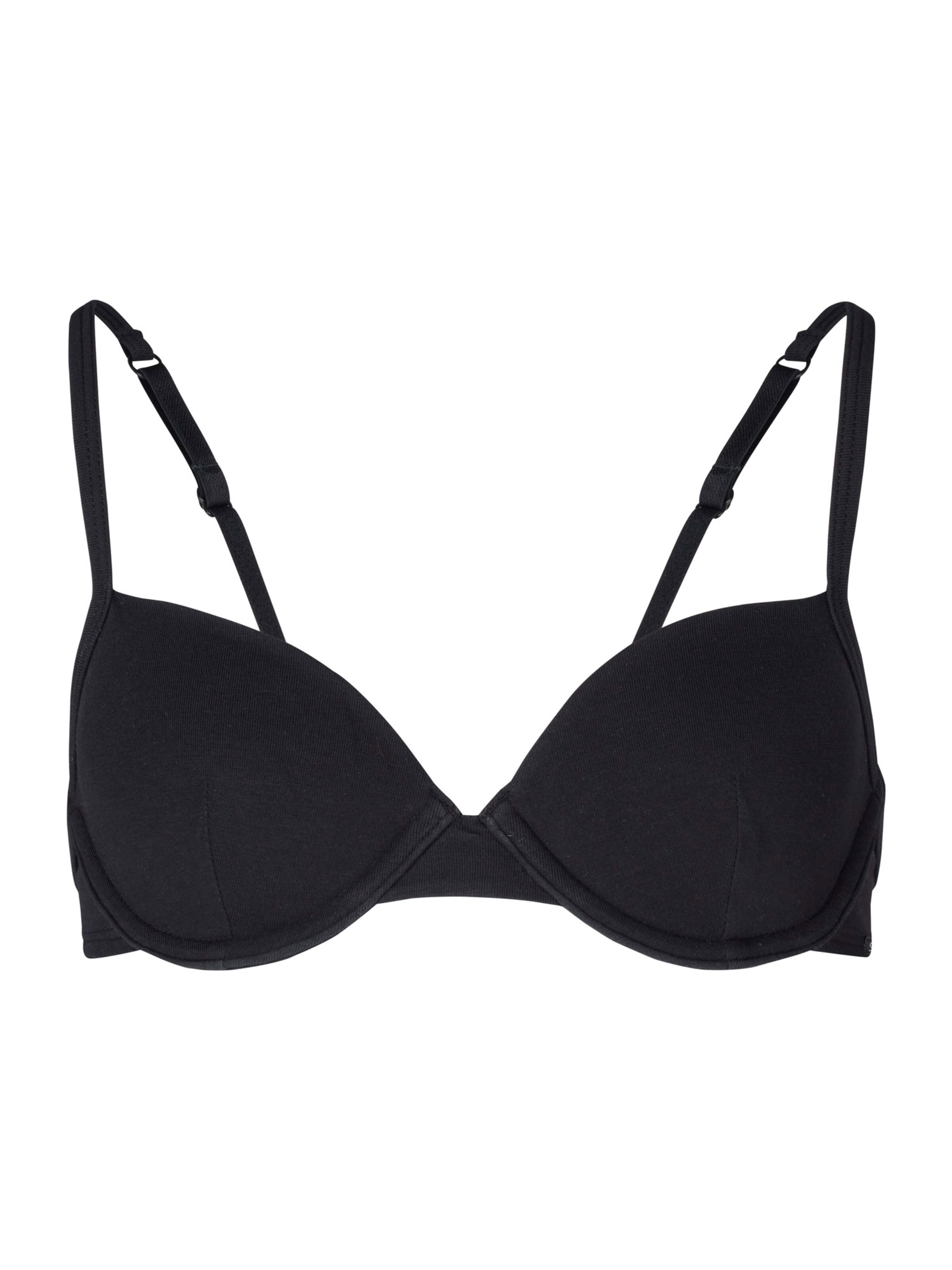 Skiny Bra in Black: front