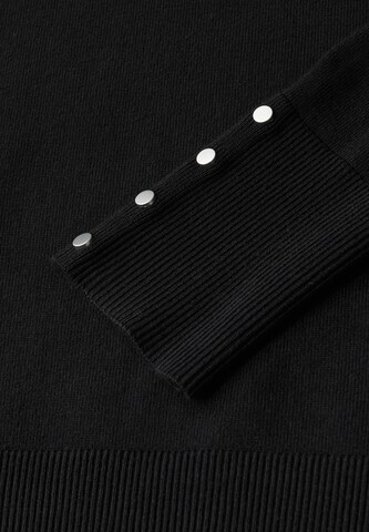 STREET ONE Pullover in Schwarz