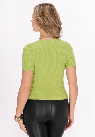 faina Trui in Groen