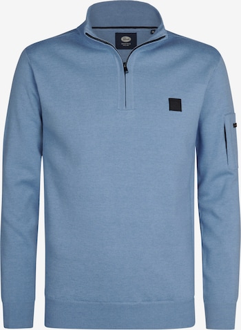 Petrol Industries Trui 'Aspen' in Blauw: voorkant