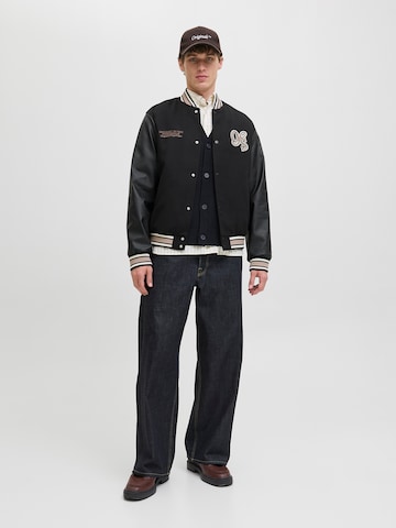 JACK & JONES Přechodná bunda 'JORMEADOWS' – černá