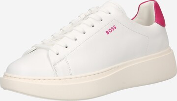 BOSS Black Sneakers 'Amber' in Pink: front