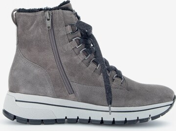 GABOR Lace-Up Ankle Boots in Grey