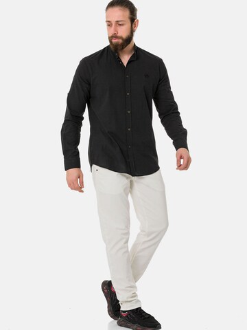Coupe slim Chemise CIPO & BAXX en noir