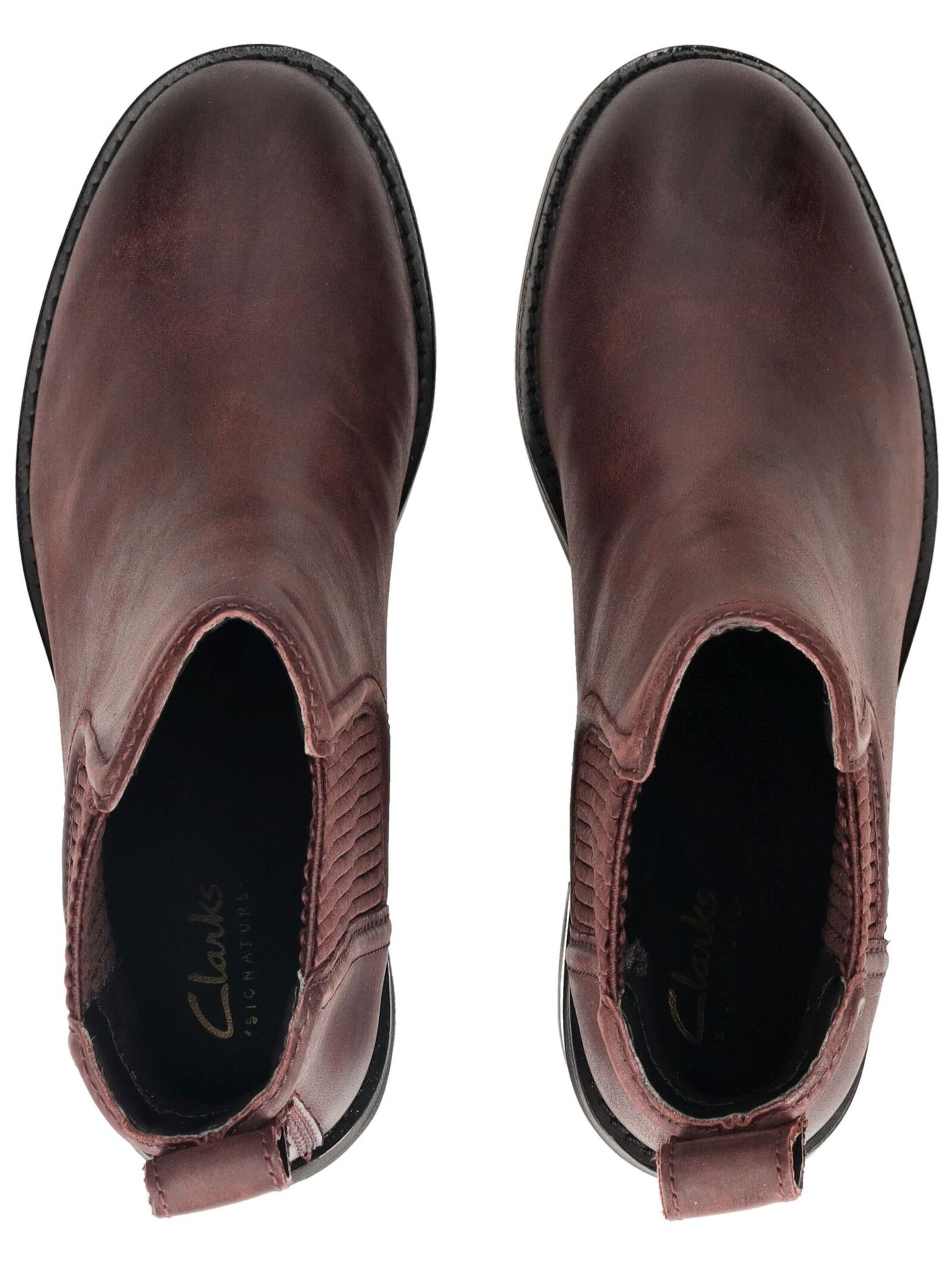 CLARKS Ankle Boots in Red