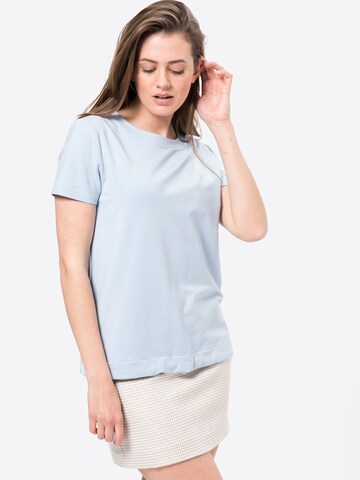 comma casual identity Shirt in Blauw: voorkant