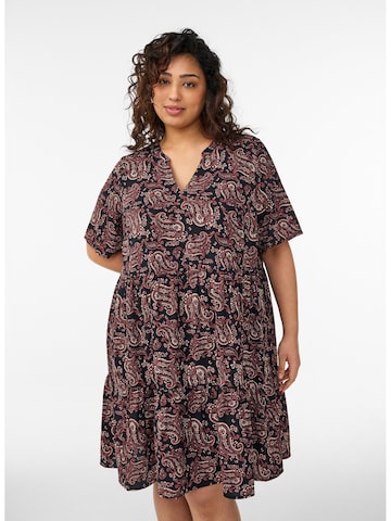 Zizzi Φόρεμα 'Vanni' σε μαύρο: μπροστά