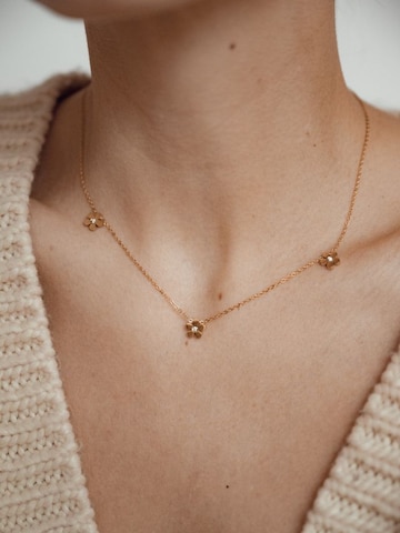 Hey Happiness Ketting 'Forget-Me-Not' in Goud: voorkant