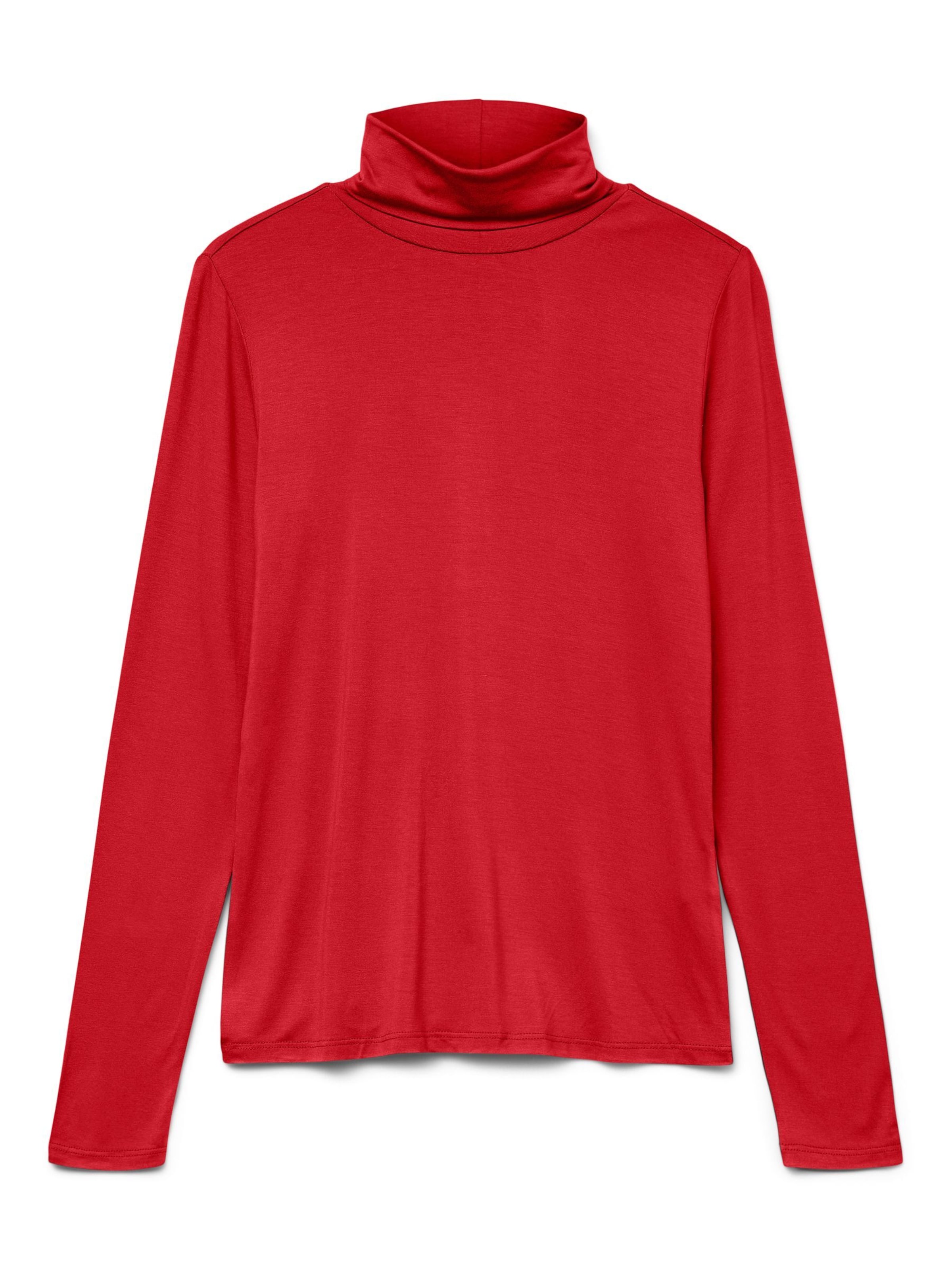 VERO MODA Shirt 'VMAlberte' in Red: front