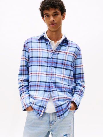 Regular fit Camicia di Tommy Jeans in blu: frontale