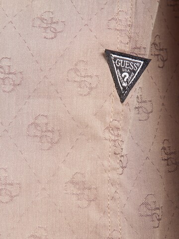 GUESS Regular Fit Hemd in Beige