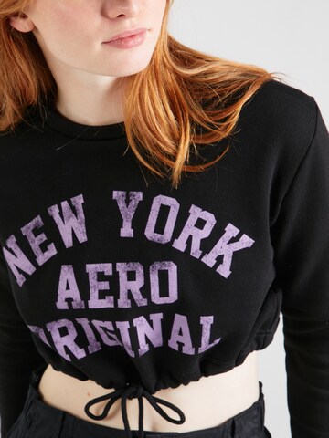 Sweat-shirt 'NEW YORK ORIGINAL' AÉROPOSTALE en noir