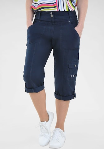 Navigazione Loose fit Pants in Blue: front