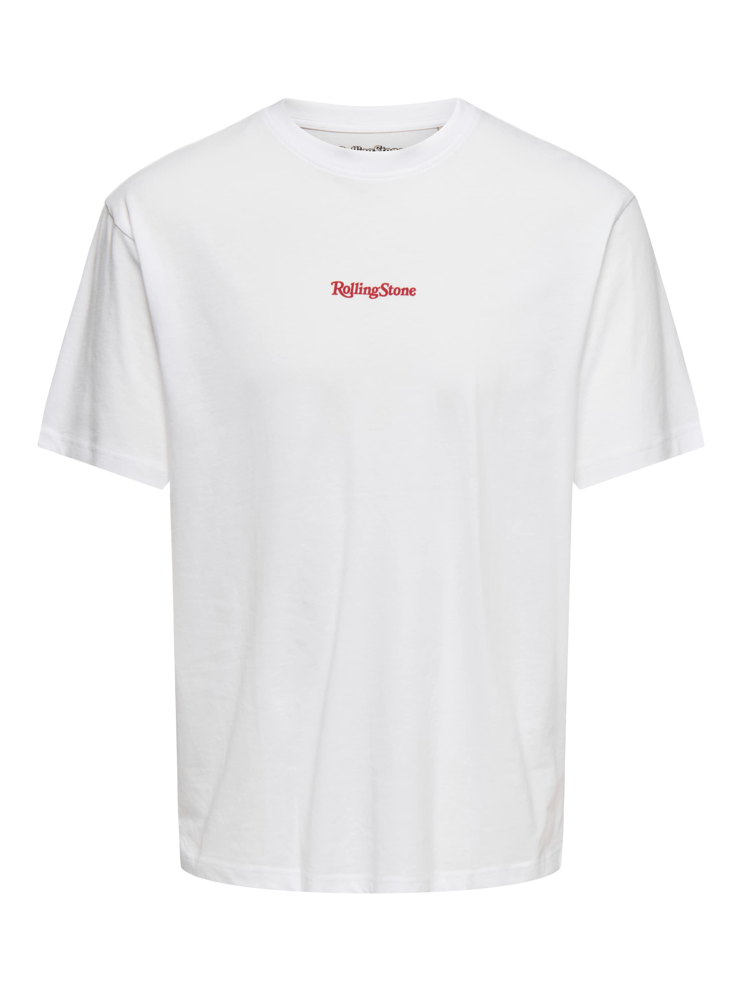 Only & Sons - Camiseta 'ONSROLLING STONE' en blanco: frente