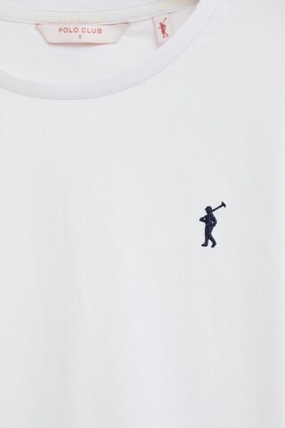 Polo Club Shirt in White