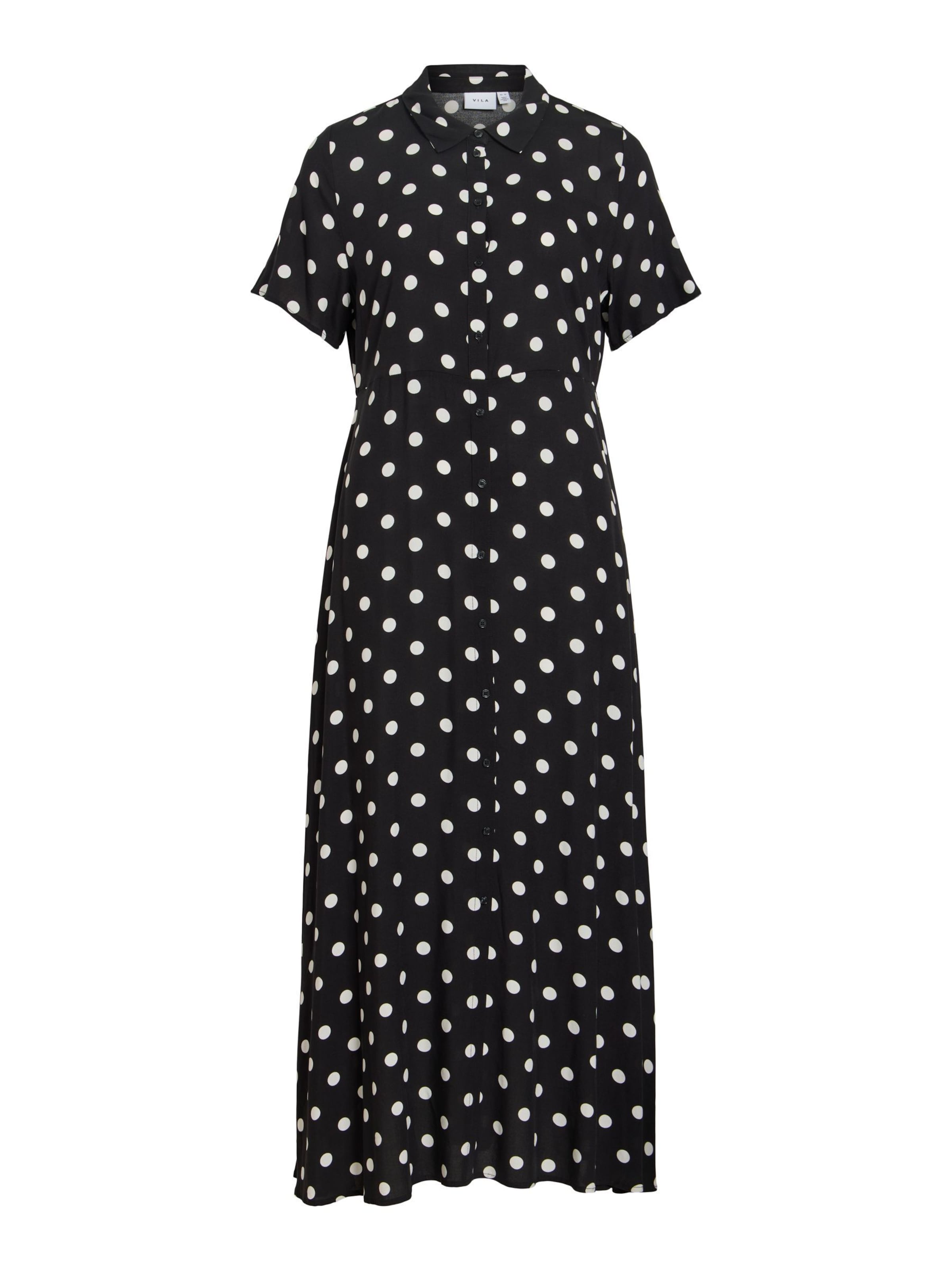 Robe fourreau 'VIAya' VILA en noir : devant