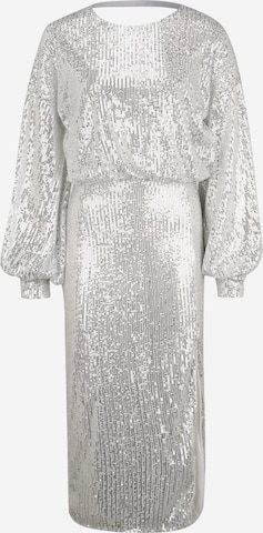 Robe Missguided Tall en argent : devant