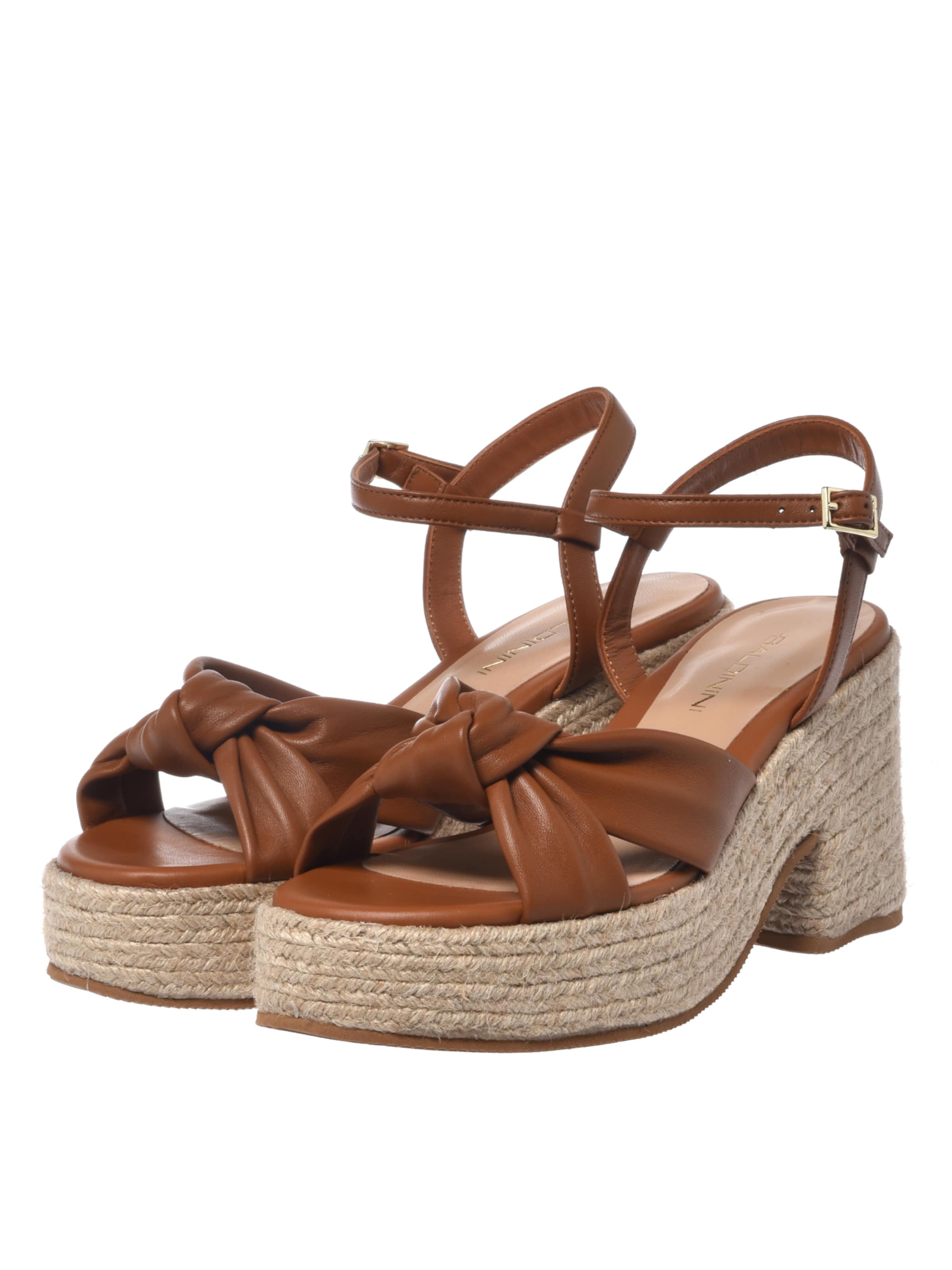 BALDININI Sandalen met riem in Bruin