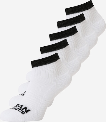 Urban Classics Ankle Socks in White: front