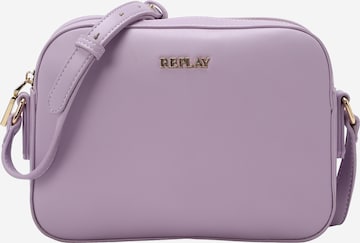 REPLAY Crossbody Bag in Purple: front