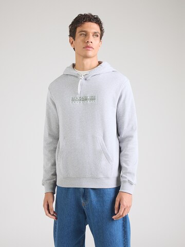 NAPAPIJRI Μπλούζα φούτερ σε γκρι: μπροστά