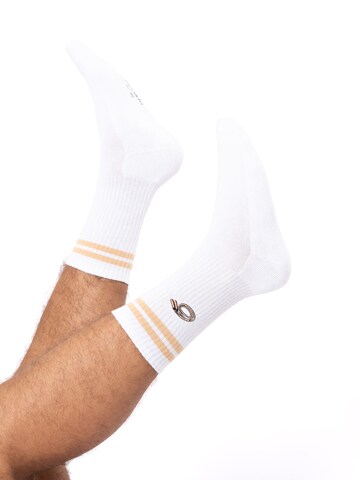 Occulto Athletic Socks 'Rio' in White
