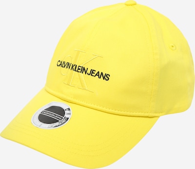 Calvin Klein Jeans Pet 'MONOGRAM' in de kleur Geel / Zwart, Productweergave