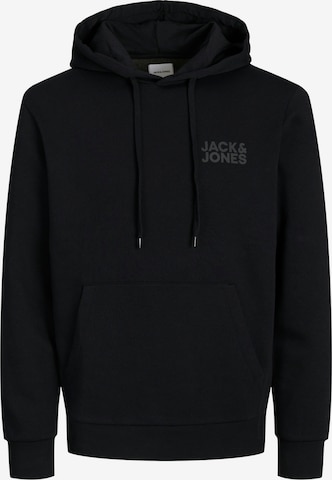 JACK & JONES Tréning póló - fekete: elől