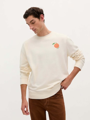 Sweat-shirt ' ' Scalpers en blanc : devant