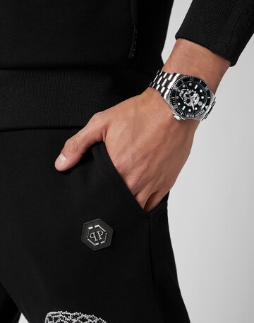 Orologio analogico ' THE $KULL DIVER ' di Philipp Plein Watches in argento: frontale