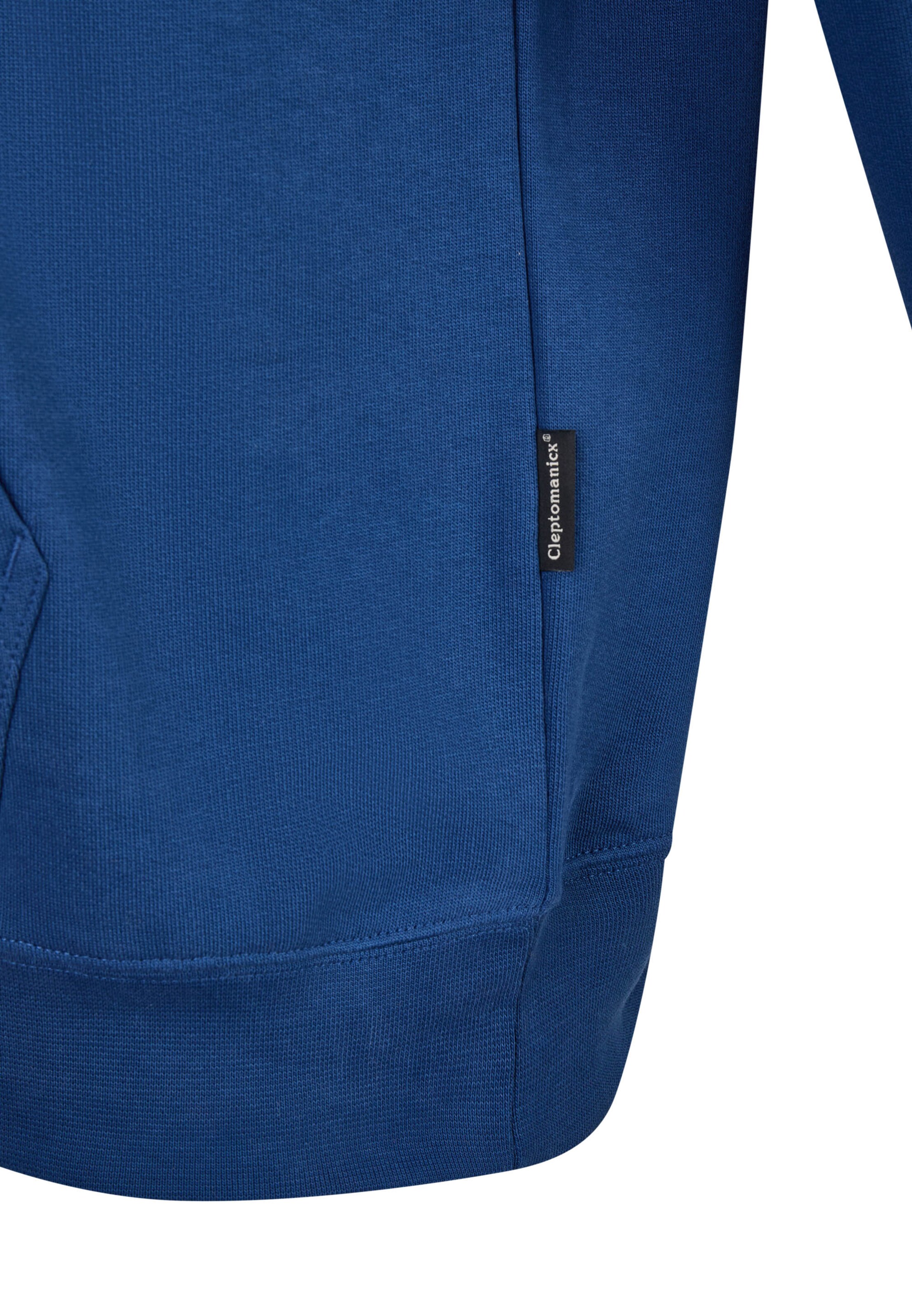 Cleptomanicx Sweatshirt 'Hooded Ligull Classic' in Blue