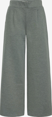 b.young Wide Leg Hose 'BYRizetta' in Grün: Vorderseite